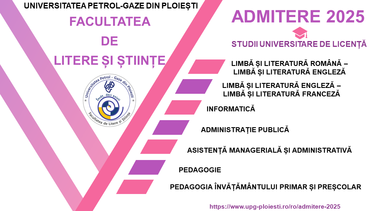 Admitere studii universitare de licență - 2025