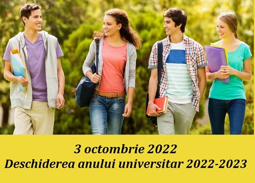 Deschiderea noului an universitar - 3 octombrie 2022